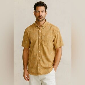 Tommy Hilfiger Hawaiian Shirt XL Linen